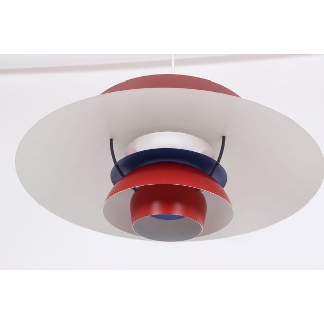 2000 - 2009 Red PH 5 Pendant Light by Poul Henningsen for Louis Poulsen, 1958 For Sale - Image 5 of 6