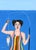 2020s David Hockney Inspired, Annica, Fisherwoman Oil Painting by Alexandra Swistak For Sale - Image 5 of 6
