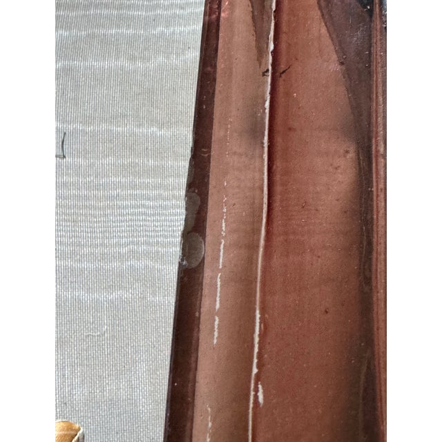 1990s Pair John Richard Oversized Aubergine Mercury Glass Tall Candlesticks 25” Hollywood Regency For Sale In Philadelphia - Image 6 of 6