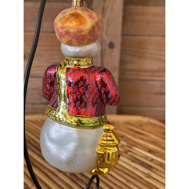 Traditional Christopher Radko “Misha Snowmanov” Ornament For Sale - Image 3 of 10