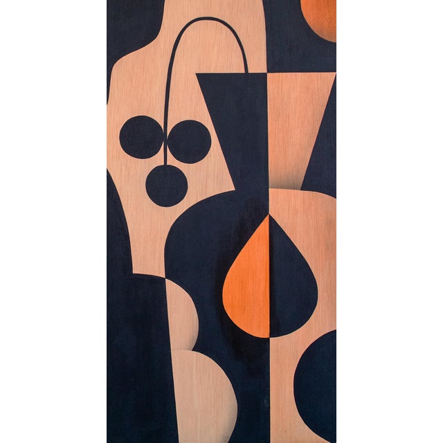 Black Rubén Sánchez, Sunny Morning II, 2024, Acrylic Painting on Panel For Sale - Image 8 of 10