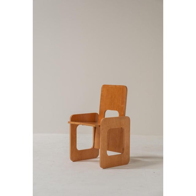 La Prora Folding Chair by Anonima Design for Bonetto, Italy, 1970s For Sale - Image 6 of 13