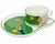 Vintage Tennis Racket Coffee Cup Saucer Set Ceramic For Sale - Image 11 of 11