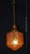 Antique Art Nouveau Flame Glass and Bronze Pendant Light, 1910 For Sale - Image 9 of 18