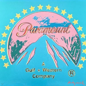 After Andy Warhol, Paramount Blue-Pink, 1980s, Print