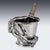 20th Century Italian Silver Plated Fox Wine Cooler by Franco Lapini, 1960s For Sale - Image 14 of 16