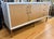 Coastal Serena & Lily Whitewashed Cane Front Rattan Buffet Sideboard Bar Credenza For Sale - Image 3 of 10