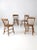 Antique Stencil Back Dining Chairs Set of 4 For Sale - Image 10 of 12
