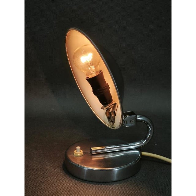Original bauhaus adjustable table lamp, model 3530, manufactured by napako in czechoslovakia in the 1930s. This...