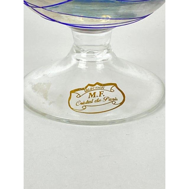 Hollywood Regency Parisian Multicolored Crystal Vase, 1960s For Sale - Image 3 of 7