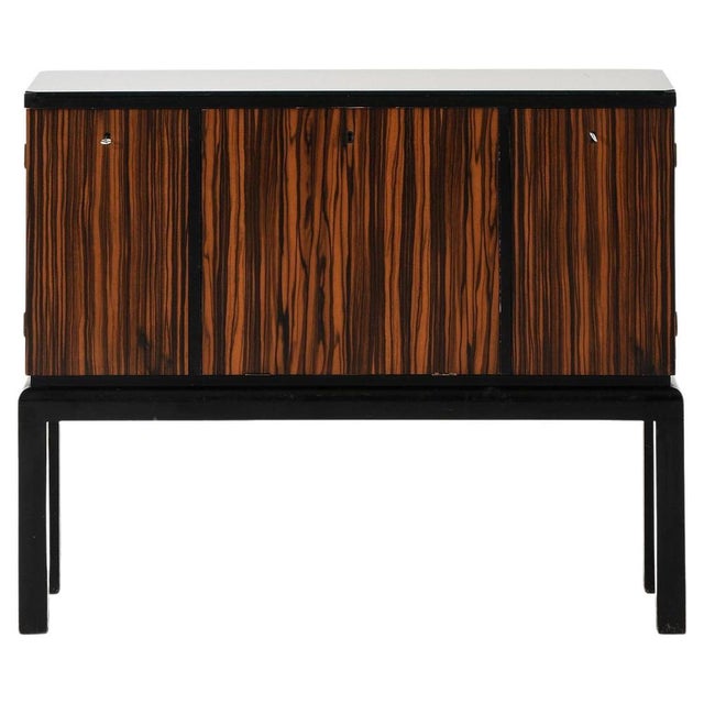 Sideboard in Glass and Lacquer from Otto Schulz, 1940s For Sale - Image 10 of 10