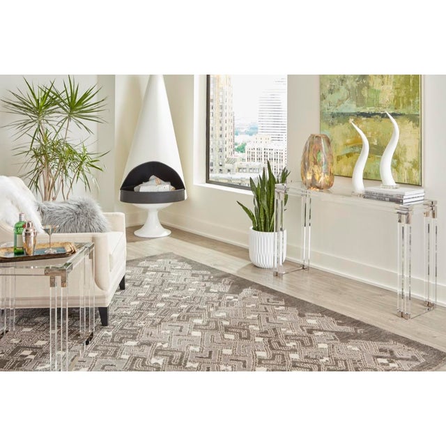 Contemporary Wildwood Bowen Acrylic Console For Sale - Image 3 of 6