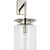 Ray Booth for Visual Comfort Signature Elias 23" Sconce in Polished Nickel with Clear Glass For Sale
