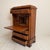 Metal Antique Biedermeier Walnut Secretaire with Mirror Interior, 1820 For Sale - Image 7 of 18