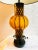 Mid-Century Modern 1960s Mid-Century Amber Murano Caged Glass Lamp Attributed to Seguso For Sale - Image 3 of 12