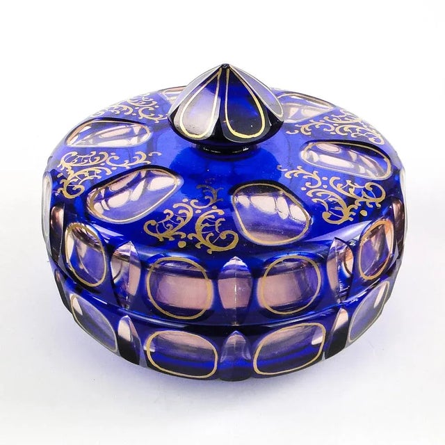 Biedermeier Candyer from Egermann, Czechoslovakia, 1950s For Sale - Image 11 of 13