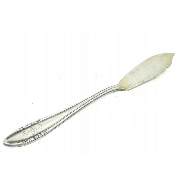 Art Nouveau Fish Knife by Bsf, Germany, 1900s For Sale - Image 4 of 4