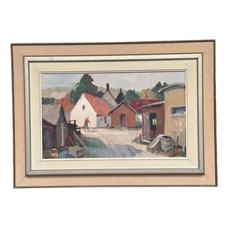 Eskil Scans, Vitemölla, 1960s, Oil on Panel, Framed For Sale