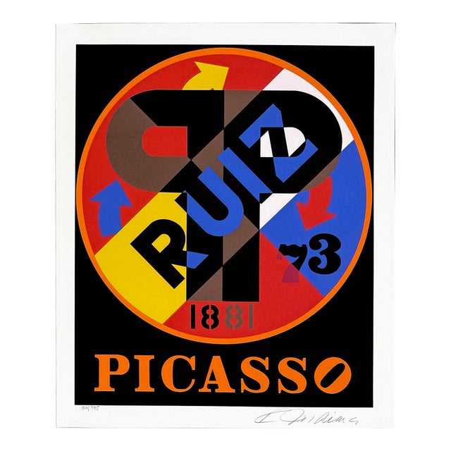 1990s Robert Indiana, Picasso, From the American Dream Portfolio (Hand Signed Screen Print) For Sale