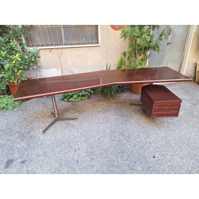 Large Desk by Osvaldo Borsani for Tecno Varedo For Sale - Image 9 of 18