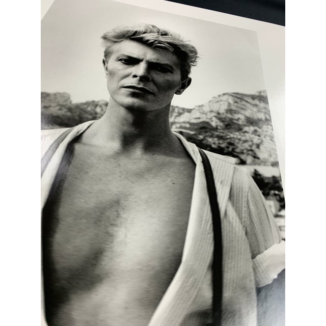 Printmaking Materials "David Bowie, Monaco 1983" Vintage Silver Gelatin Print by Helmut Newton For Sale - Image 7 of 9