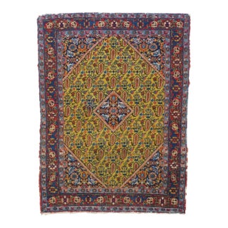 Antique Senneh Rug 2'10'' x 3'10'' For Sale
