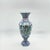 Ceramic Handmade Ceramic Palace Vase (50cm) Stylized Red Roses and Rumi Borders Pedestal Urn For Sale - Image 7 of 8