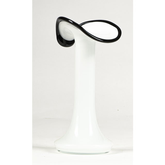 Handmade Ornamental Vase in Glass, 1980s For Sale - Image 4 of 9