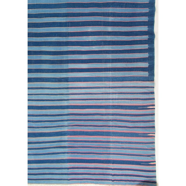 It is difficult to find a Dhurrie of this size and this is a very special piece with its attractive and modern look. A...