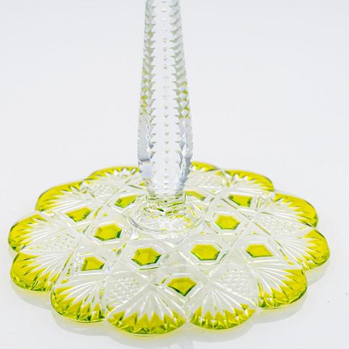 Green Crystal Tsar Glasses from Baccarat, France, 1906, Set of 4 For Sale - Image 8 of 16