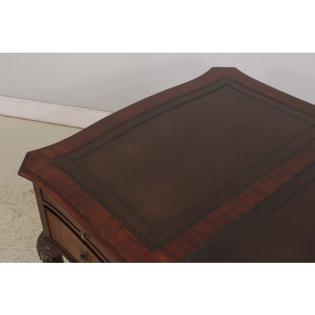 Sligh Limited Edition Leather Top Desk For Sale - Image 14 of 18