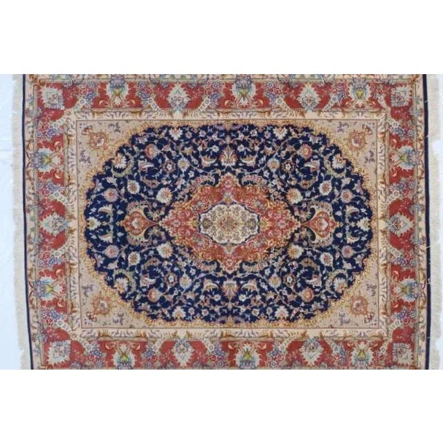 Persian 1980s Royal Tabriz Rug, 5'2" X 6'7" For Sale - Image 3 of 11