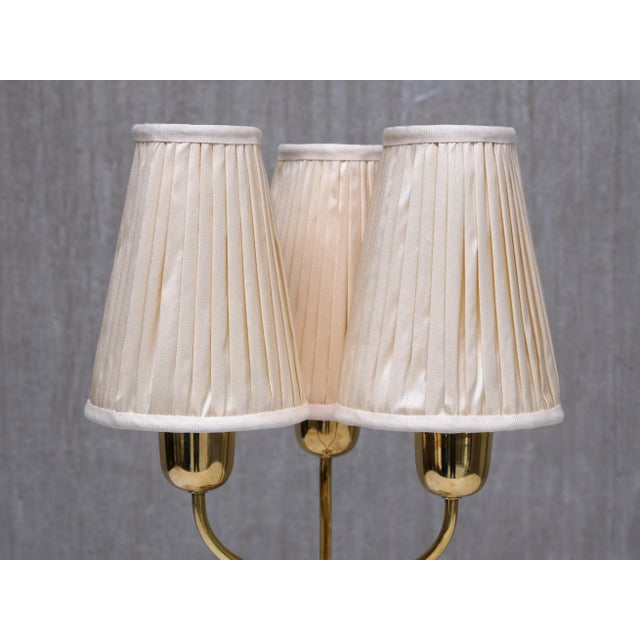 Brass Model 15484 Table Lamp by Harald Notini for Böhlmarks, Sweden, 1940s For Sale - Image 12 of 14
