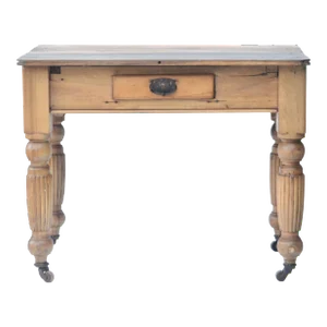 Antique French Country Pine Desk/Table