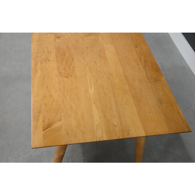 Brown Mid 20th Century Refinished Maple Paul McCobb Planner Group Desk For Sale - Image 8 of 10
