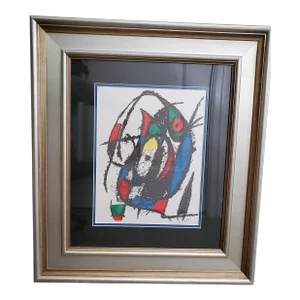 Hand Signed Joan Miro Lithograph