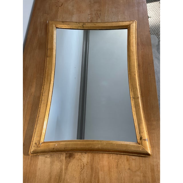 Danish Gilded Wall Mirror C. 1960's For Sale In Raleigh - Image 6 of 18