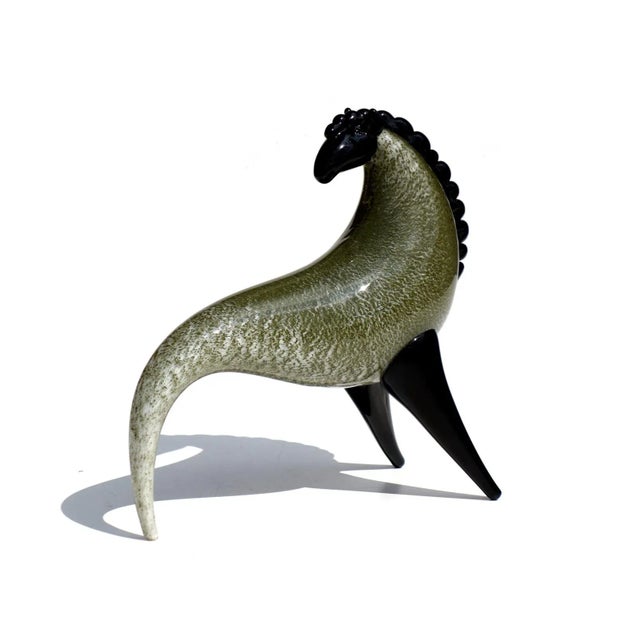 Vintage Glass Horse by Toni Zuccheri for Barovier & Toso, 1988 For Sale - Image 3 of 5