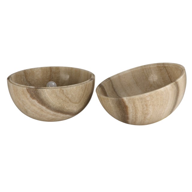 Noir NOIR Onyx Globe, Large For Sale - Image 4 of 5