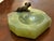 1940s Bronze Cocker Spaniel Dog Alabaster Octagonal Catch All Ring Dish For Sale - Image 4 of 9