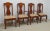 Set of 4 Dining Chairs by Ralph Lauren. Store item # 079. They feature a solid wood construction and queen anne legs....