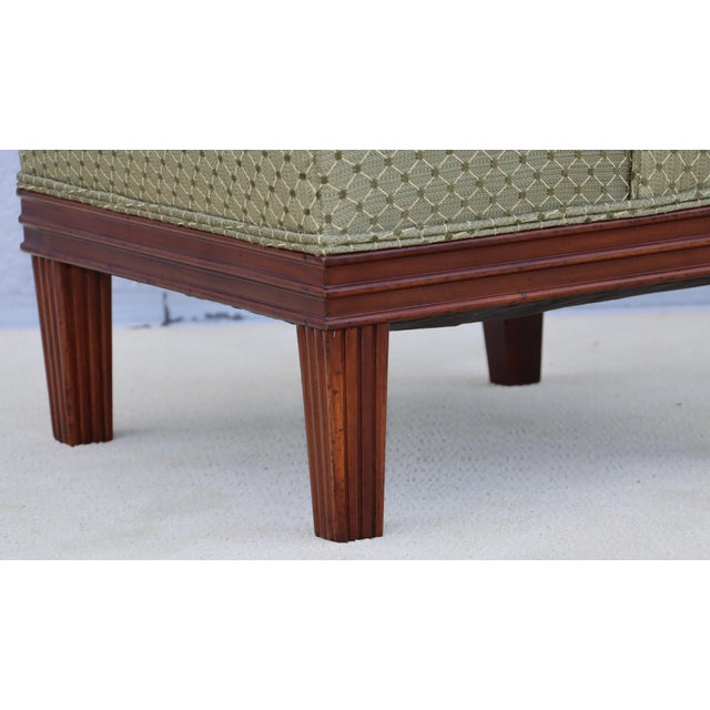 Tommi Parzinger 1940's Tommi Parzinger Mahogany Slipper Chair For Sale - Image 4 of 18