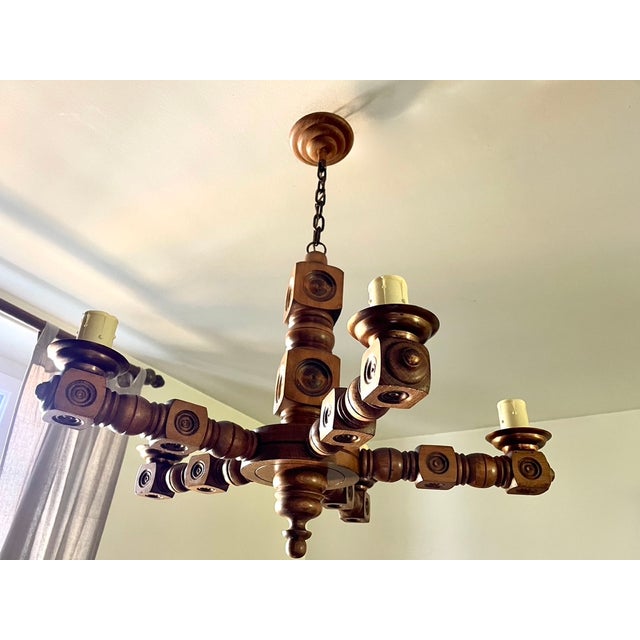 1960s French Basque Pendant Light, 1960 For Sale - Image 5 of 10