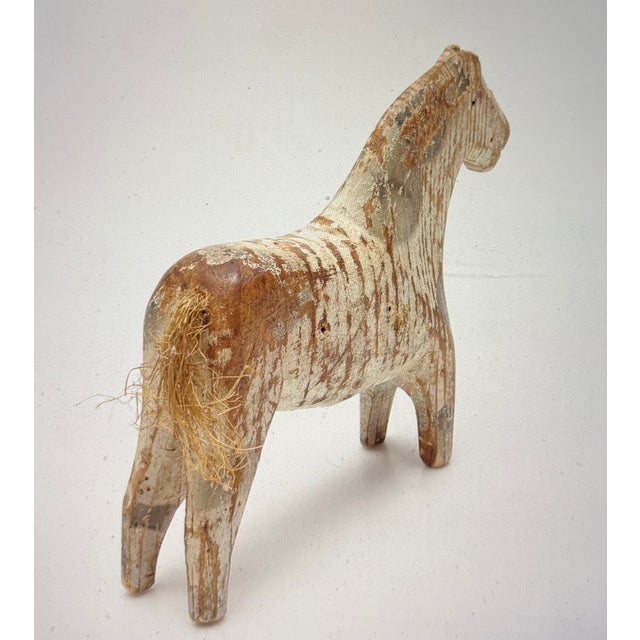Antique Original Wooden Horse, 1860 For Sale - Image 4 of 6