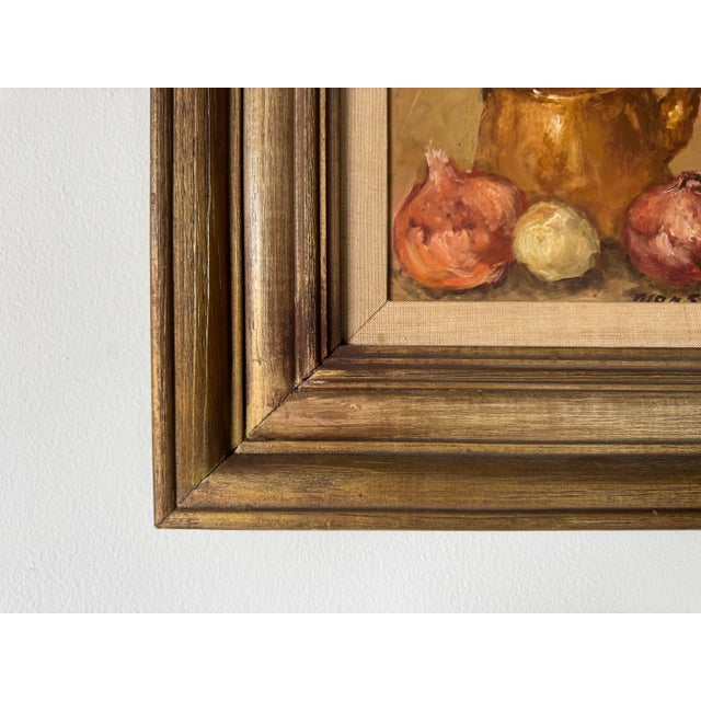 1970’s Vintage Still Life Oil on Masonite Painting by Manso, Framed For Sale In Miami - Image 6 of 12
