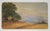 1930s Countryside Barn at Dusk Below Mt. Tamalpais - Original Oil Pastel on Paper by Grace Anna Pfister For Sale - Image 5 of 8