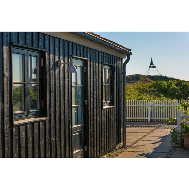 Poul Henningsen Louis Poulsen 'Todbold' Outdoor Wall Light in Natural Aluminum For Sale - Image 4 of 5