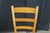 6 Antique Country Farmhouse Maple Ladderback Woven Rattan Dining Chairs For Sale - Image 11 of 12