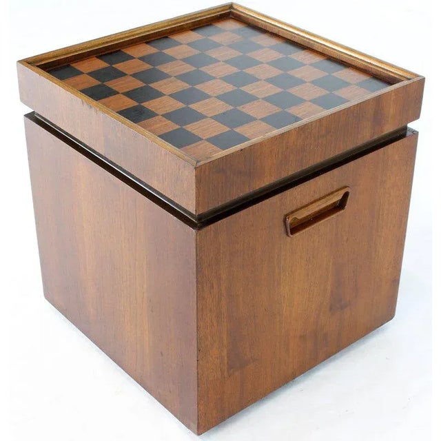 1960s 1960s Vintage Flip Sides Checker Game Bench For Sale - Image 5 of 12