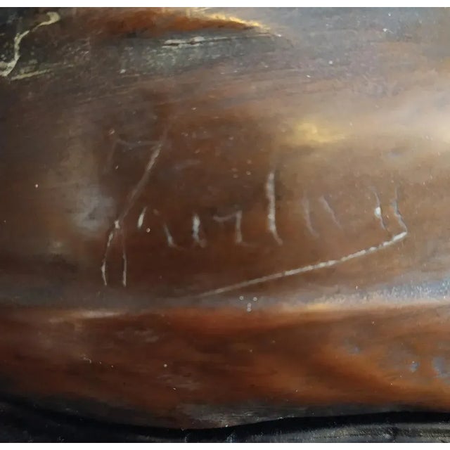 Brown Ado Furlan, Sculpture of Baby, 1930s, Terracotta For Sale - Image 8 of 9